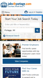 Mobile Screenshot of jobsinportage.com